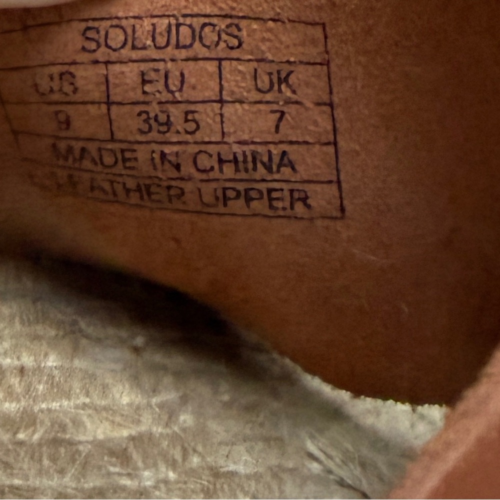 Soludos Brown Leather Espadrille Platform Sandals-9 - Picture 7 of 7
